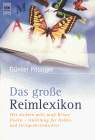 Das große Reimlexikon. Günter Pössiger